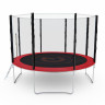 Батут с сеткой DFC PELPO 12ft с лестницей, RED