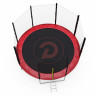 Батут с сеткой DFC PELPO 12ft с лестницей, RED